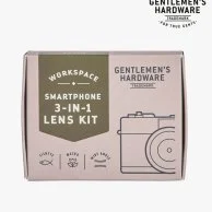 Smart Phone 3 in 1 Photo LensKit - with Black Clip  By Gentlemen's Hardware