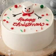 Snowman Christmas Cake by Cake Social