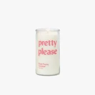 Spark 5 Oz. White "Pretty Please"  Candle/Humility Intention Pink Peony Coconut by Paddywax