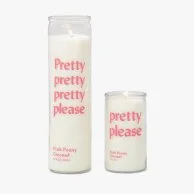 Spark 5 Oz. White "Pretty Please"  Candle/Humility Intention Pink Peony Coconut by Paddywax