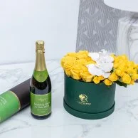 Sparkling Apple & Date Juice By Bateel With Flowers Box 
