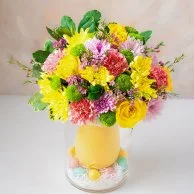 Spring Bouquet with Large Egg by NJD