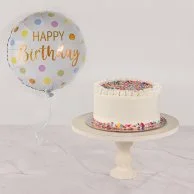 Sprinkles Cake & Balloon Birthday Bundle By Secrets 