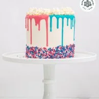 Sprinkles Gender Reveal Cake by Magnolia