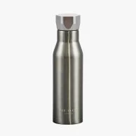 Stainless Steel water bottle, Gunmetal  by Ted Baker