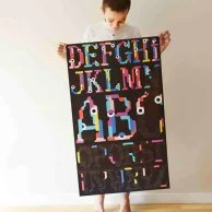 Sticker Poster - Alphabet By Poppik