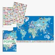 Sticker Poster Discovery - Flags By Poppik