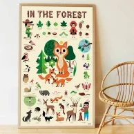 ملصق اكتشاف الغابة من بوبيك