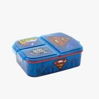 Stor Multi Compartiment Sandwich Box Superman Symbol