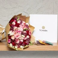 Tchaba Tea and Hand Bouquet Bundle