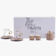 Tea Set - Ikram - Coffee Color
