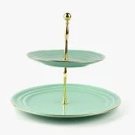 Teal - 2 Tier Plate From Harmony