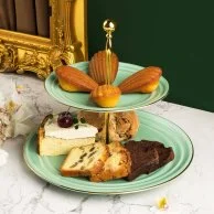 Teal - 2 Tier Plate From Harmony