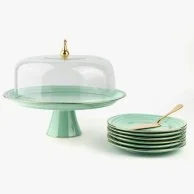 Teal - Cake Serving Sets From Harmony
