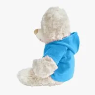 Teddy Bear 38cm in Blue Velour Hoodie by Fay Lawson