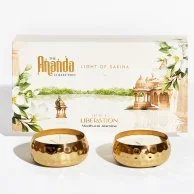 The Ananda Collection Liberation Set of 2 Scented Candles by Light of Sakina