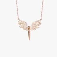 The Angel Necklace, White