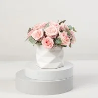 The Delicate Pink Rose Flower Arrangement