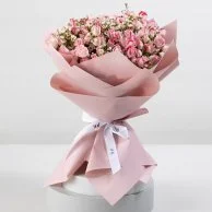 The Pink Bunch Roses Bouquet
