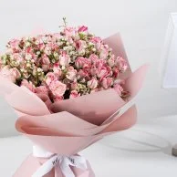 The Pink Bunch Roses Bouquet