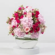 The Pink Mix Flower Arrangement