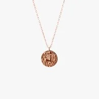 The Token Necklace-Rose Gold