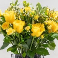 The Yellow Roses Arrangement