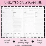 To Do Planner, Black Spade Dot (Undated) by Kate Spade New York