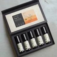 Top 5 Essential Oil Roll-on Gift Set by Aroma Tierra