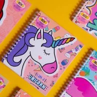 Trendy Wire Notebook Unicorn
