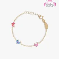 Tri-Colored Dolphins Bracelet by BabyFitaihi