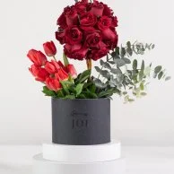 Triple Red Flower Arrangement
