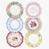Truly Scrumptious Small Vintage Party Plate 12pc Pack by Talking Tables