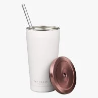 Tumbler and Straw White by Ted Baker
