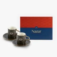 طقم قهوة تركي - نزار - اسود
