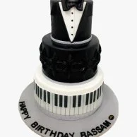 Tuxedo 3D Birthday Cake