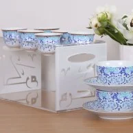 Two Mirror Arabic Coffee Cups by Silsal*