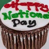 UAE National Day Single Cupcake by Hummingbird Bakery