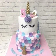 Unicorn Mermaid Cake By Pastel Cakes