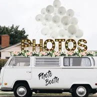 Van Mr & Mrs Photo booth