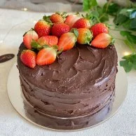 Vegan Chocolate Cake by Sugaholic