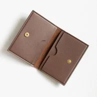 Vegan Leather Card Holder - Brown by Royal Page Co