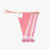 We Heart Birthday Pink Fabric Bunting 3meters by Talking Tables