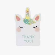 We Heart Unicorn 'Thank You' Cards 8pc Pack by Talking Tables