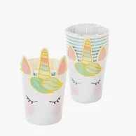 We Heart Unicorn Paper Cups 8pc Pack by Talking Tables
