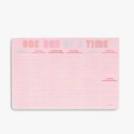 Week to Week Desk Pad, One Day At A Time by Ban.do