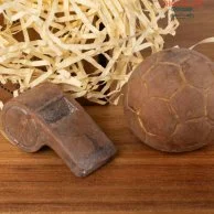 Whistle & Football Chocolate Set by The Amazing Chocolate Workshop