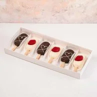 White and Dark Chocolate Cakesicles by NJD