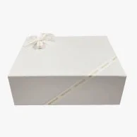 White Gift Hamper Box by Chocolatier