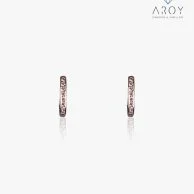 White Gold J Earrings by AROY